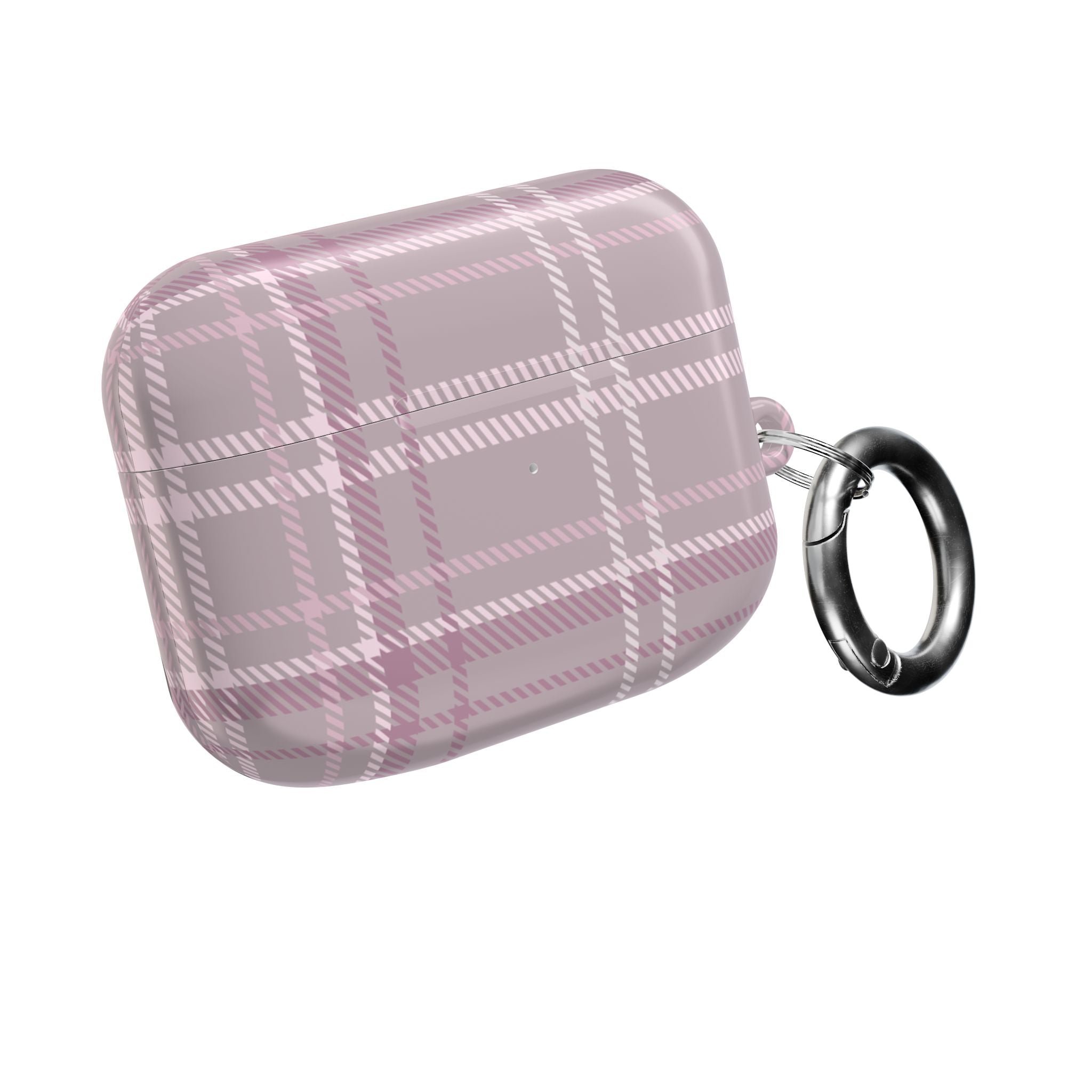 The Plaid Edit Mauve AirPod Case