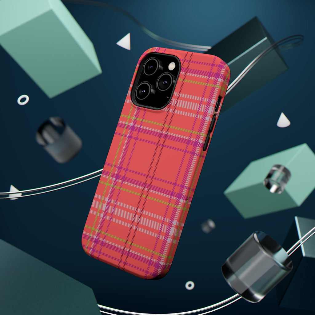 Golden Girl Plaid Magnetic Phone Case