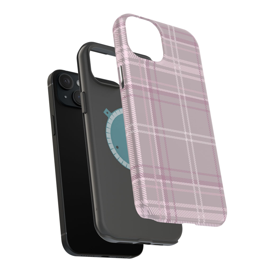 The Plaid Edit Mauve Phone Case