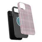 The Plaid Edit Mauve Phone Case