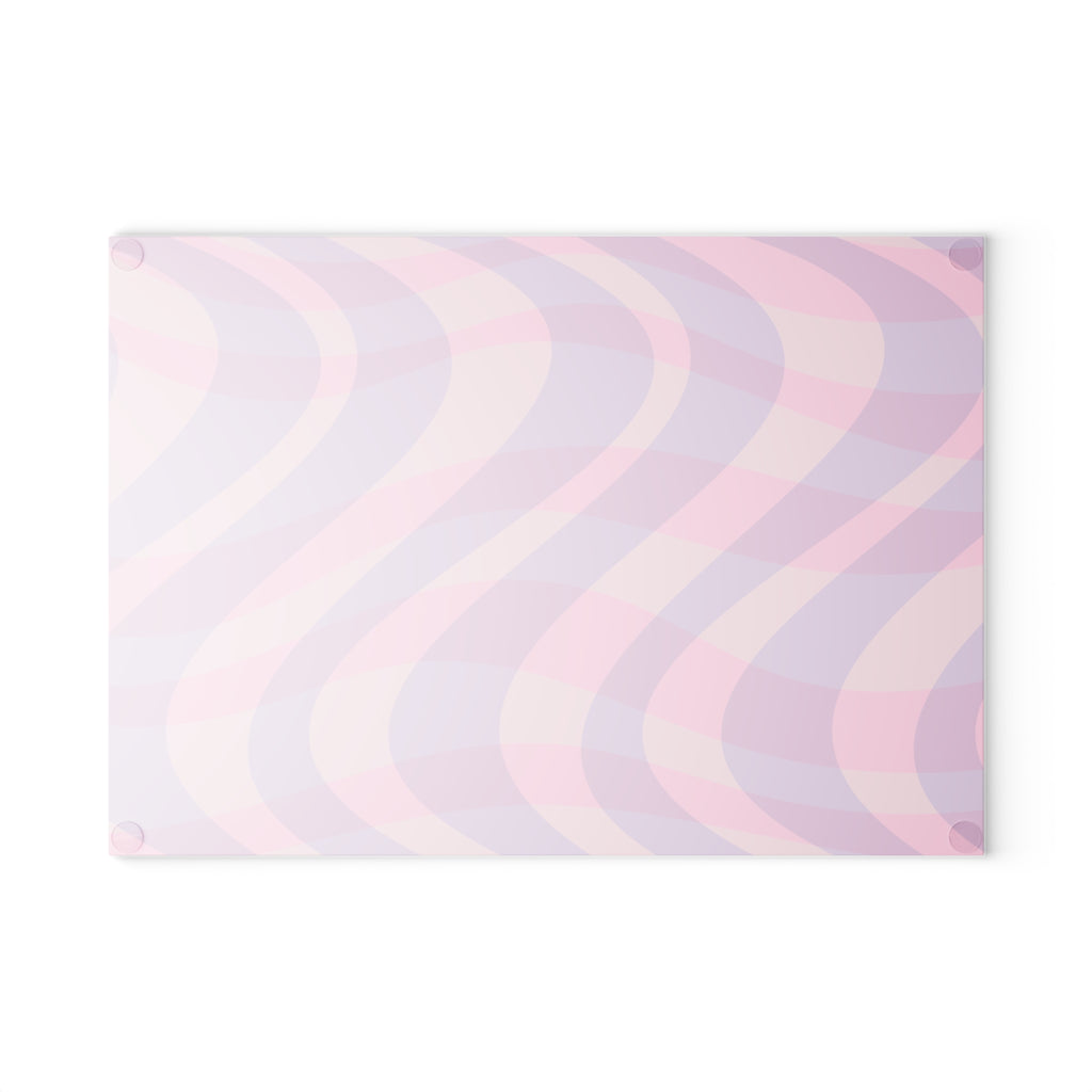 Serenity Waves Glass Cutting Board