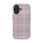 The Plaid Edit Mauve Phone Case