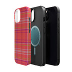Golden Girl Plaid Magnetic Phone Case