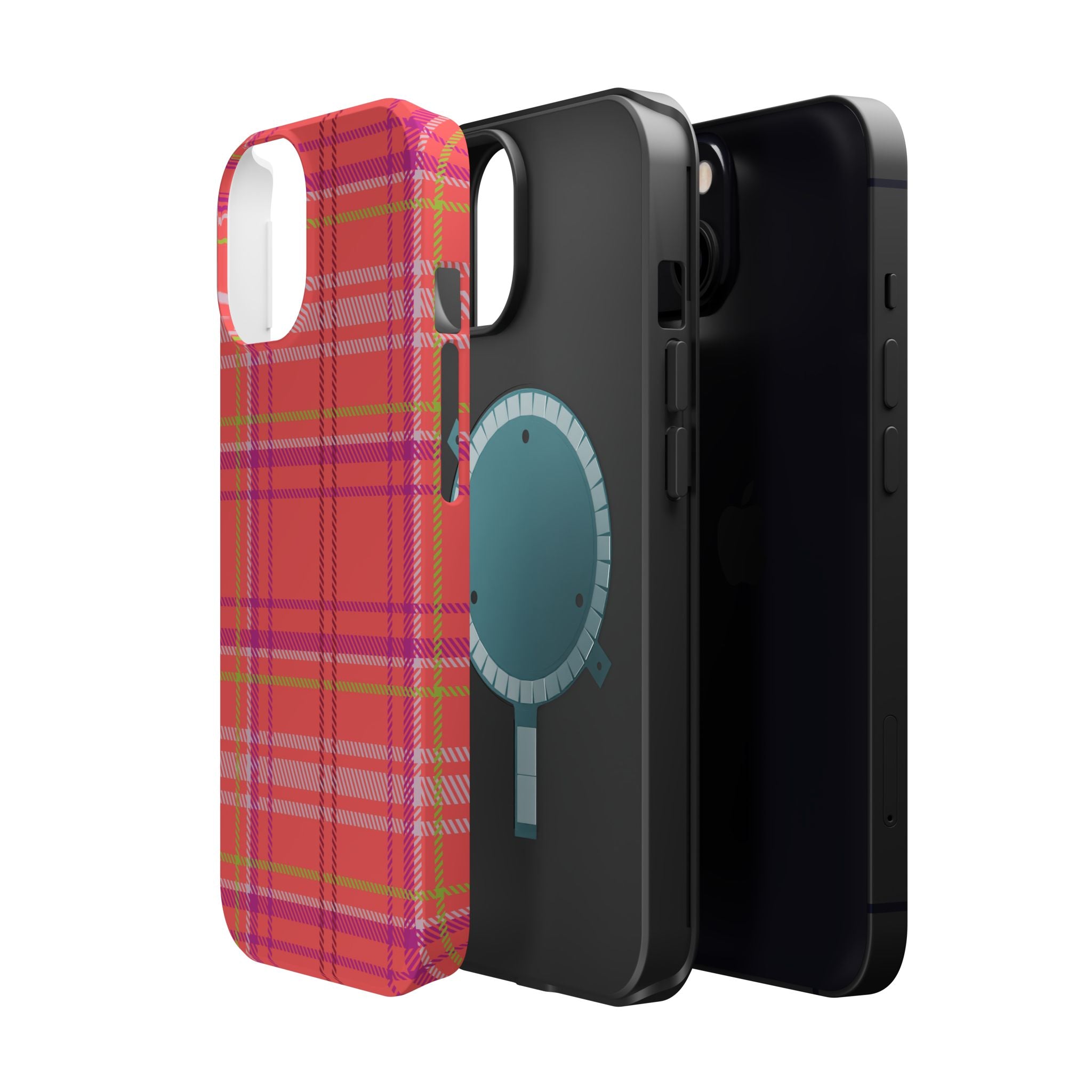 Golden Girl Plaid Magnetic Phone Case