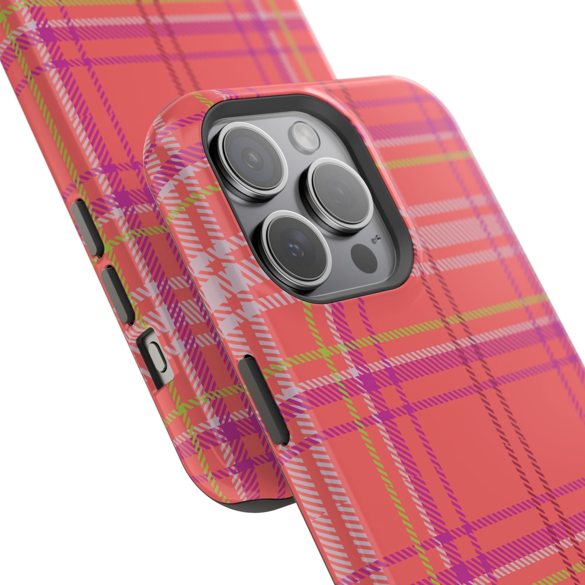 Golden Girl Plaid Magnetic Phone Case