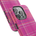 Berry Crush Plaid Magnetic Phone Case