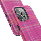 Berry Crush Plaid Magnetic Phone Case