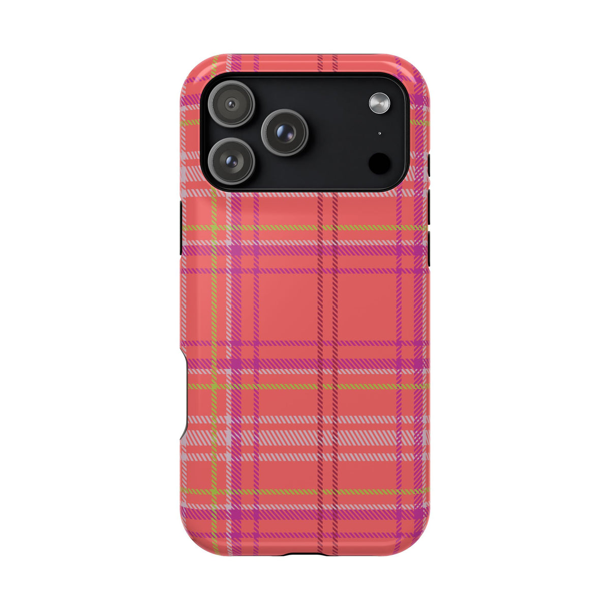 Golden Girl Plaid Magnetic Phone Case