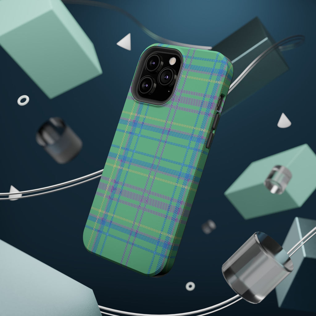 Fresh Energy Plaid Magnetic Phone Case