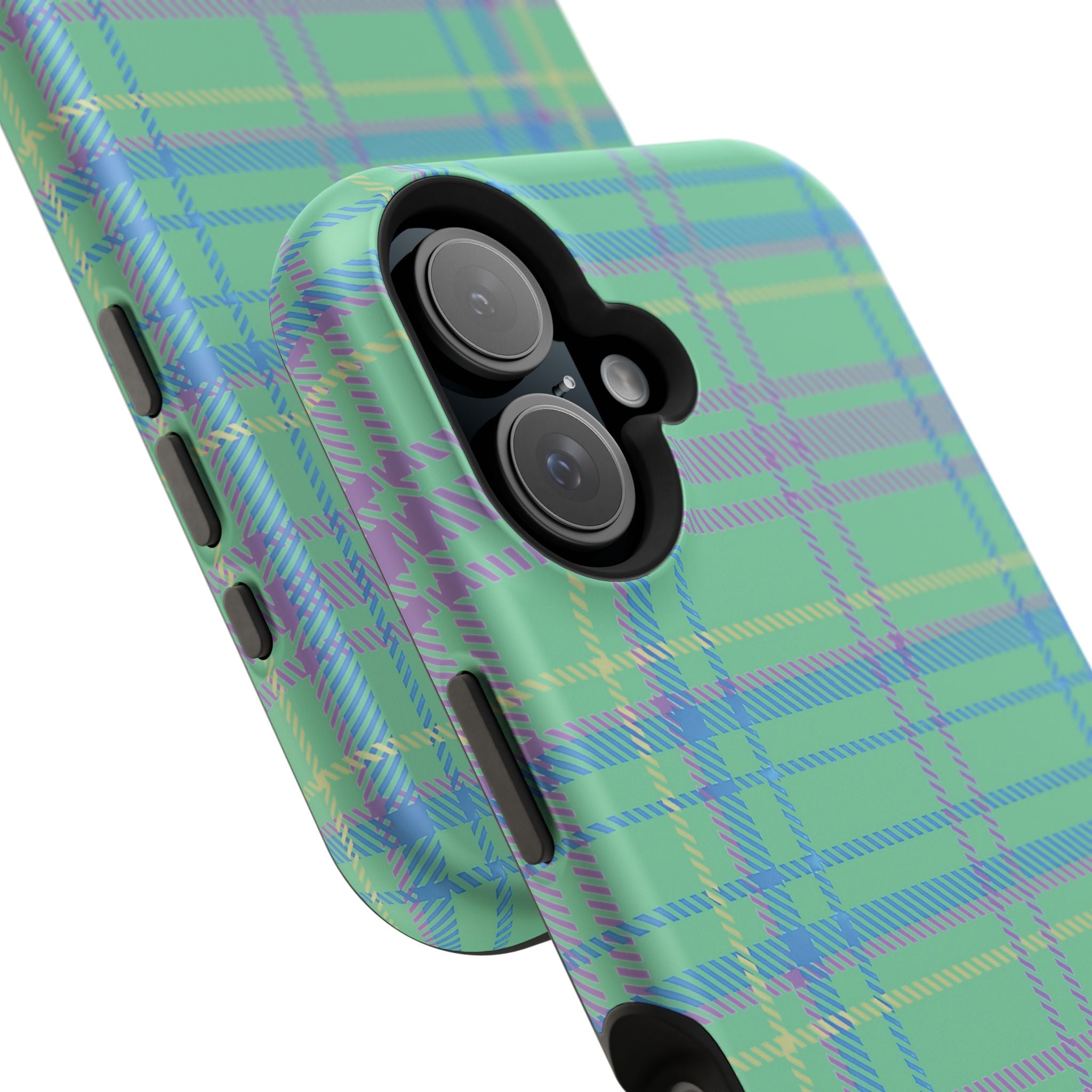 Fresh Energy Plaid Magnetic Phone Case