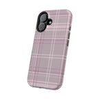The Plaid Edit Mauve Phone Case