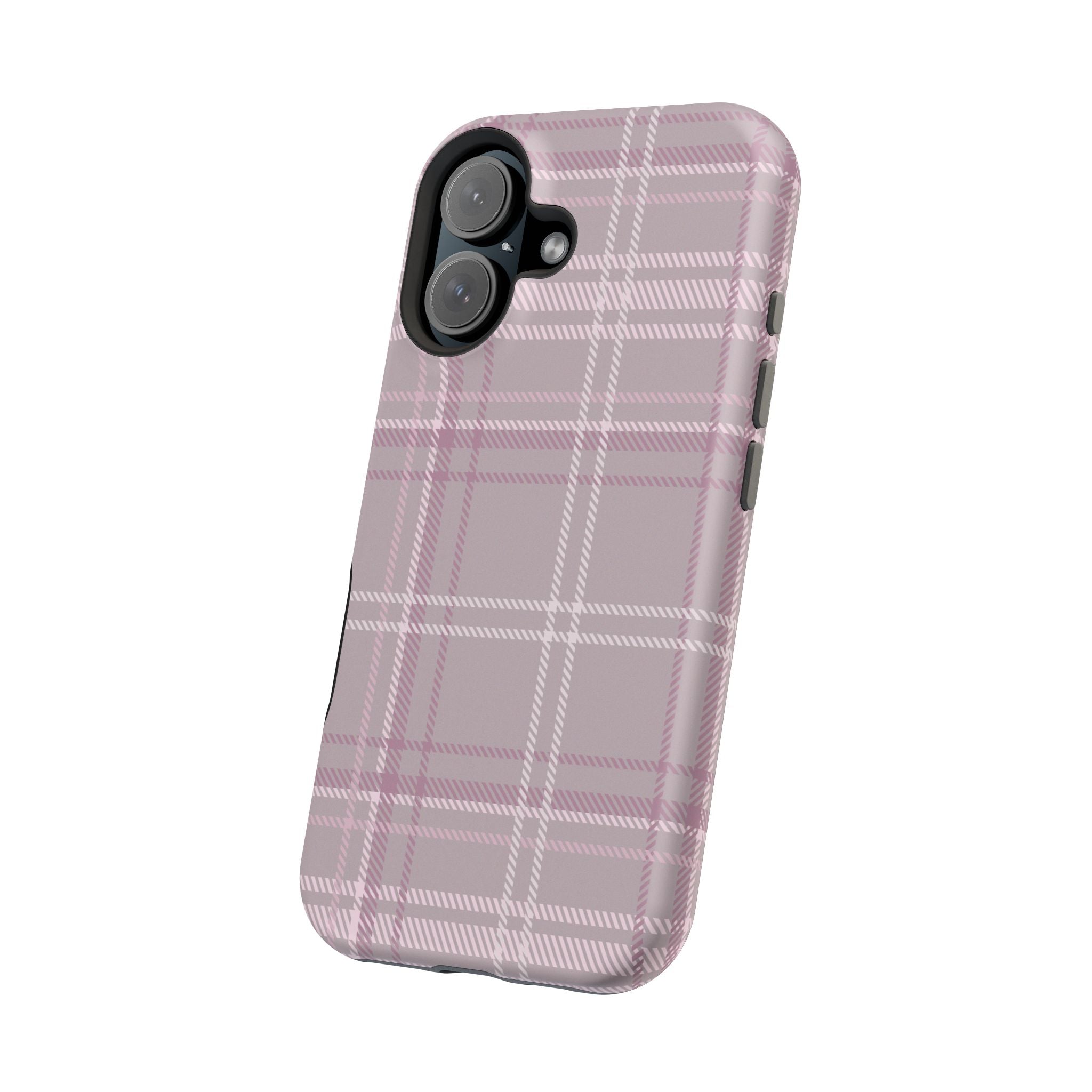 The Plaid Edit Mauve Phone Case