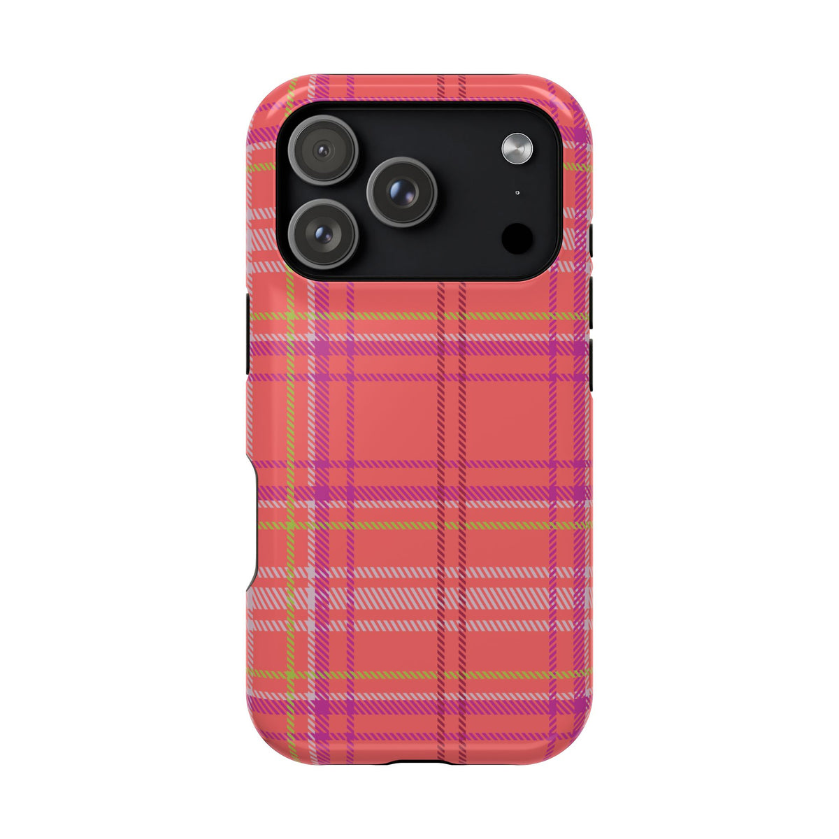 Golden Girl Plaid Magnetic Phone Case