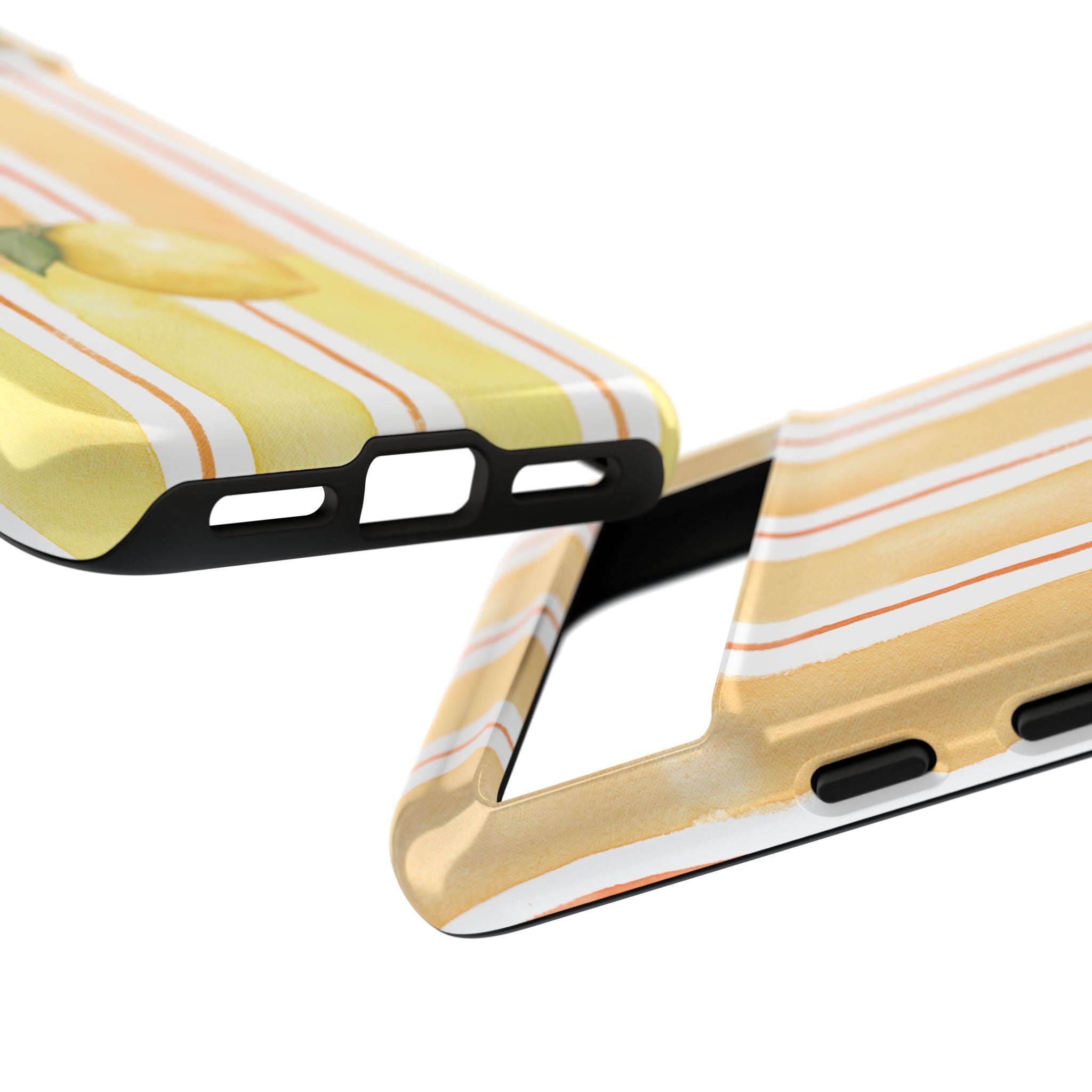 Lemon Orchard Stripes Phone Case