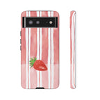 Strawberry Orchard Stripes Phone Case