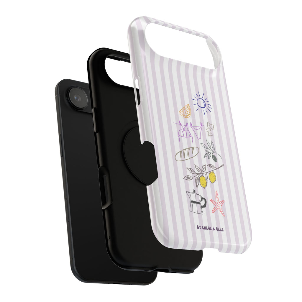 Amalfi Dreaming Petunia Phone Case