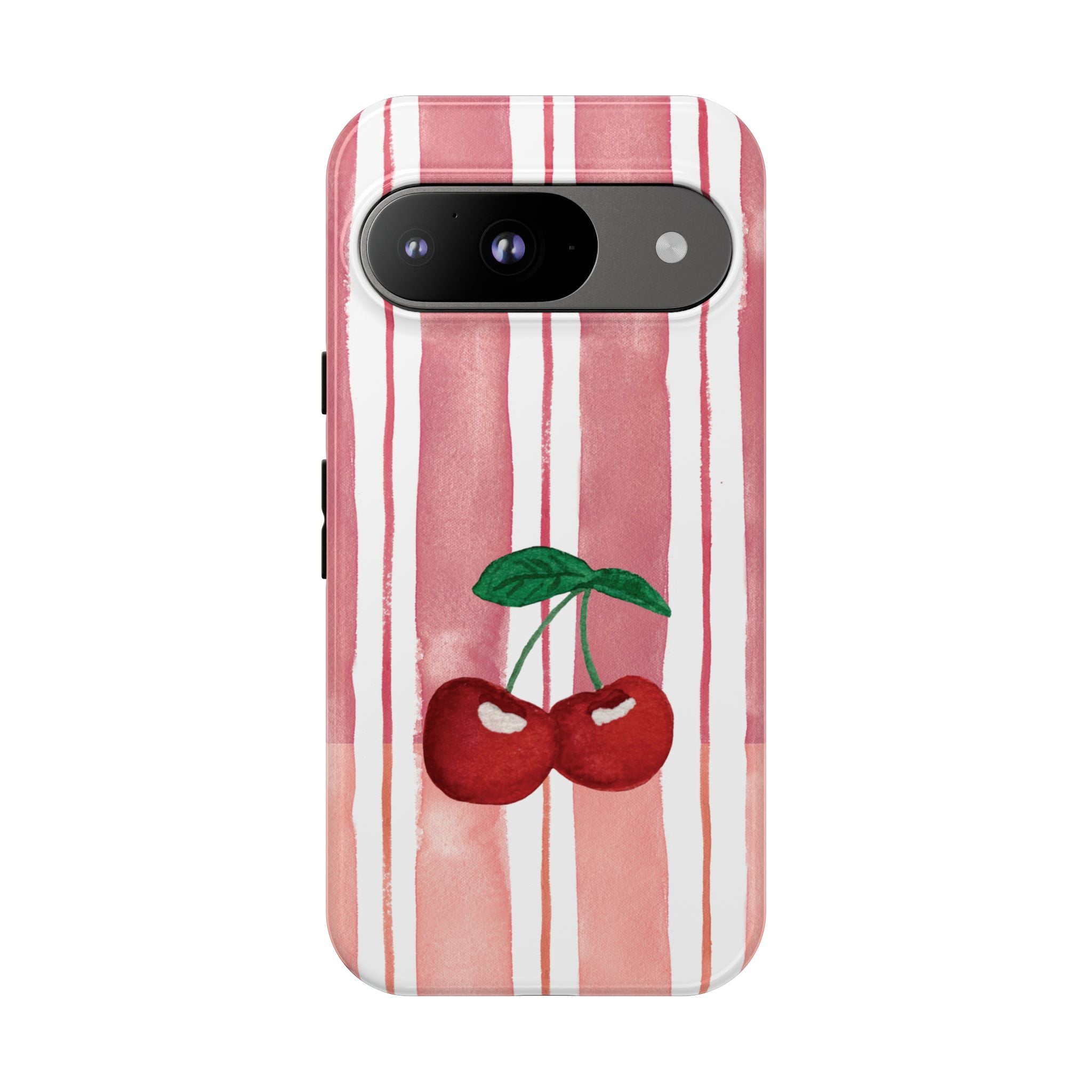 Cherry Orchard Stripes Phone Case