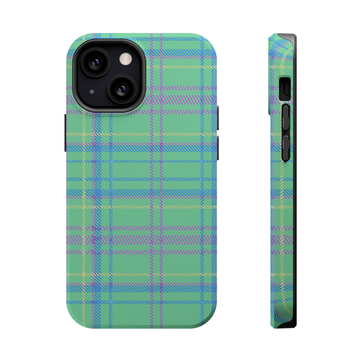 Fresh Energy Plaid Magnetic Phone Case