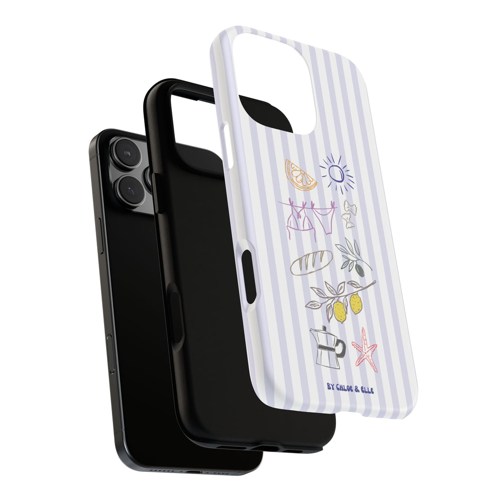 Amalfi Dreaming Blue Waters Phone Case