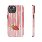Strawberry Orchard Stripes Phone Case