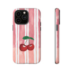 Cherry Orchard Stripes Phone Case