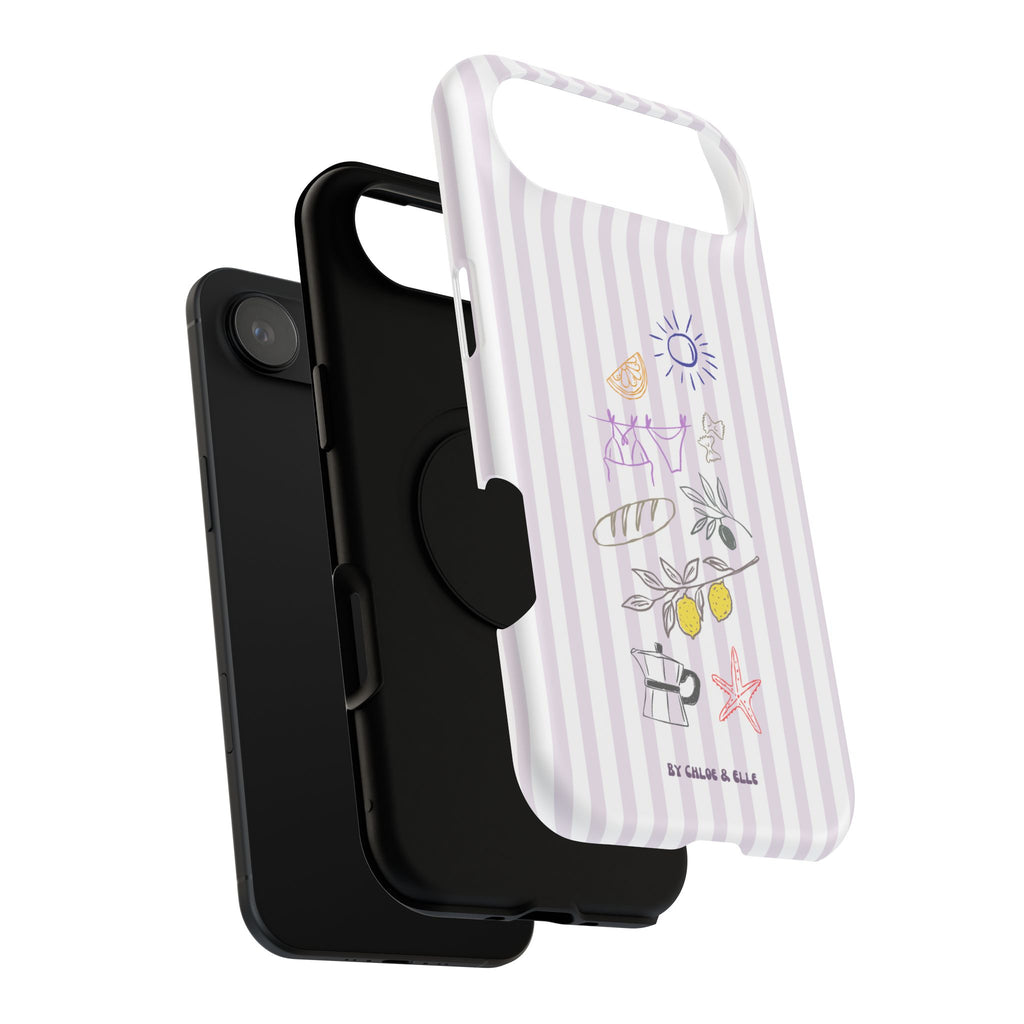 Amalfi Dreaming Petunia Phone Case