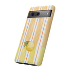 Lemon Orchard Stripes Phone Case