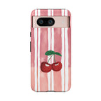 Cherry Orchard Stripes Phone Case