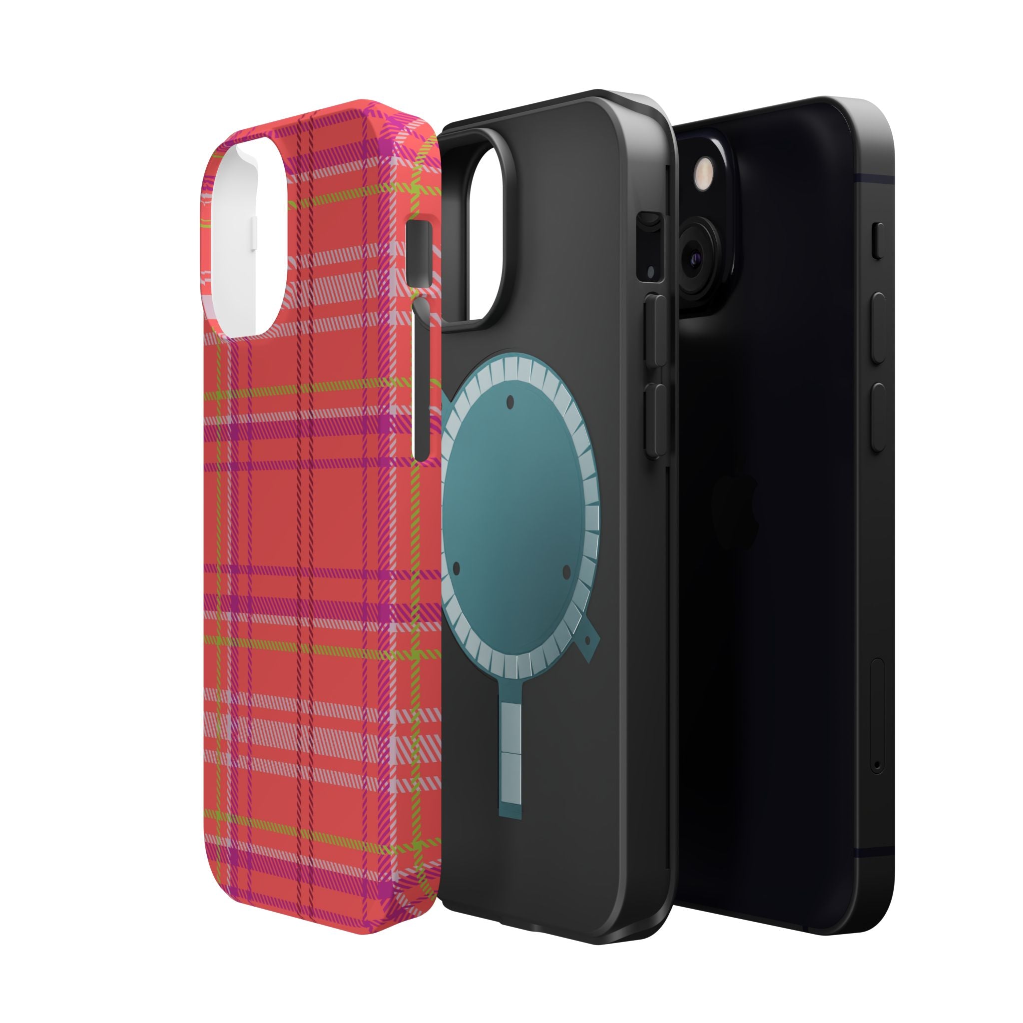 Golden Girl Plaid Magnetic Phone Case