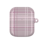 The Plaid Edit Mauve AirPod Case