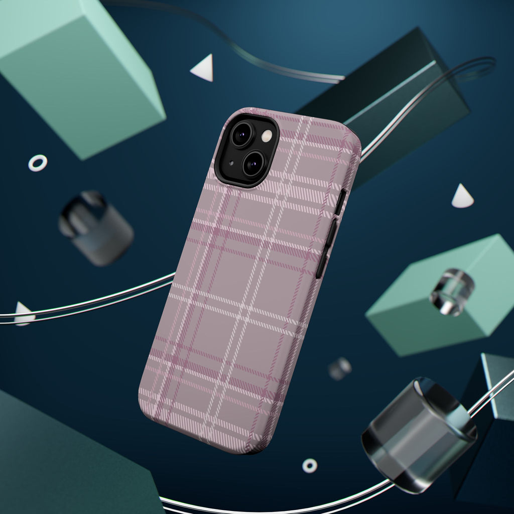 The Plaid Edit Mauve Phone Case