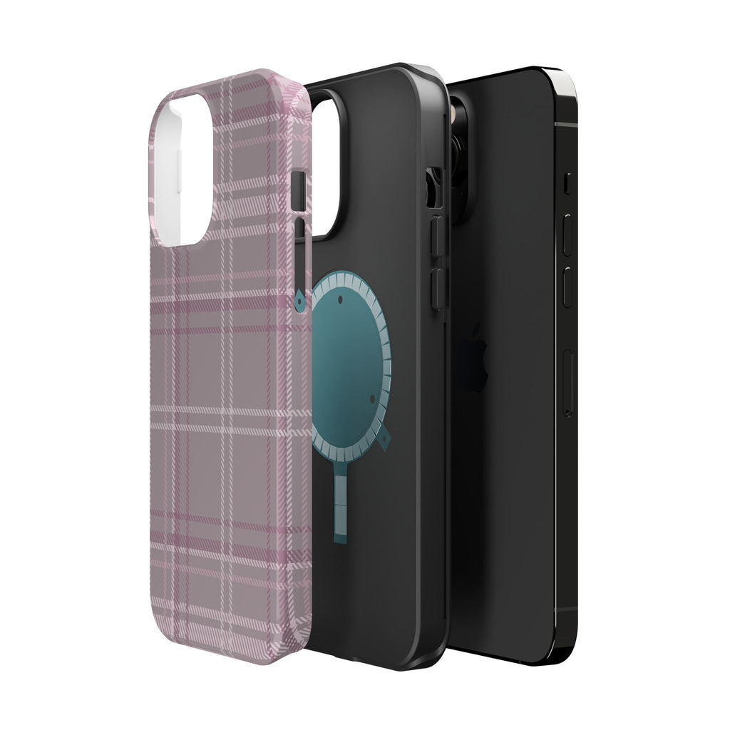 The Plaid Edit Mauve Phone Case