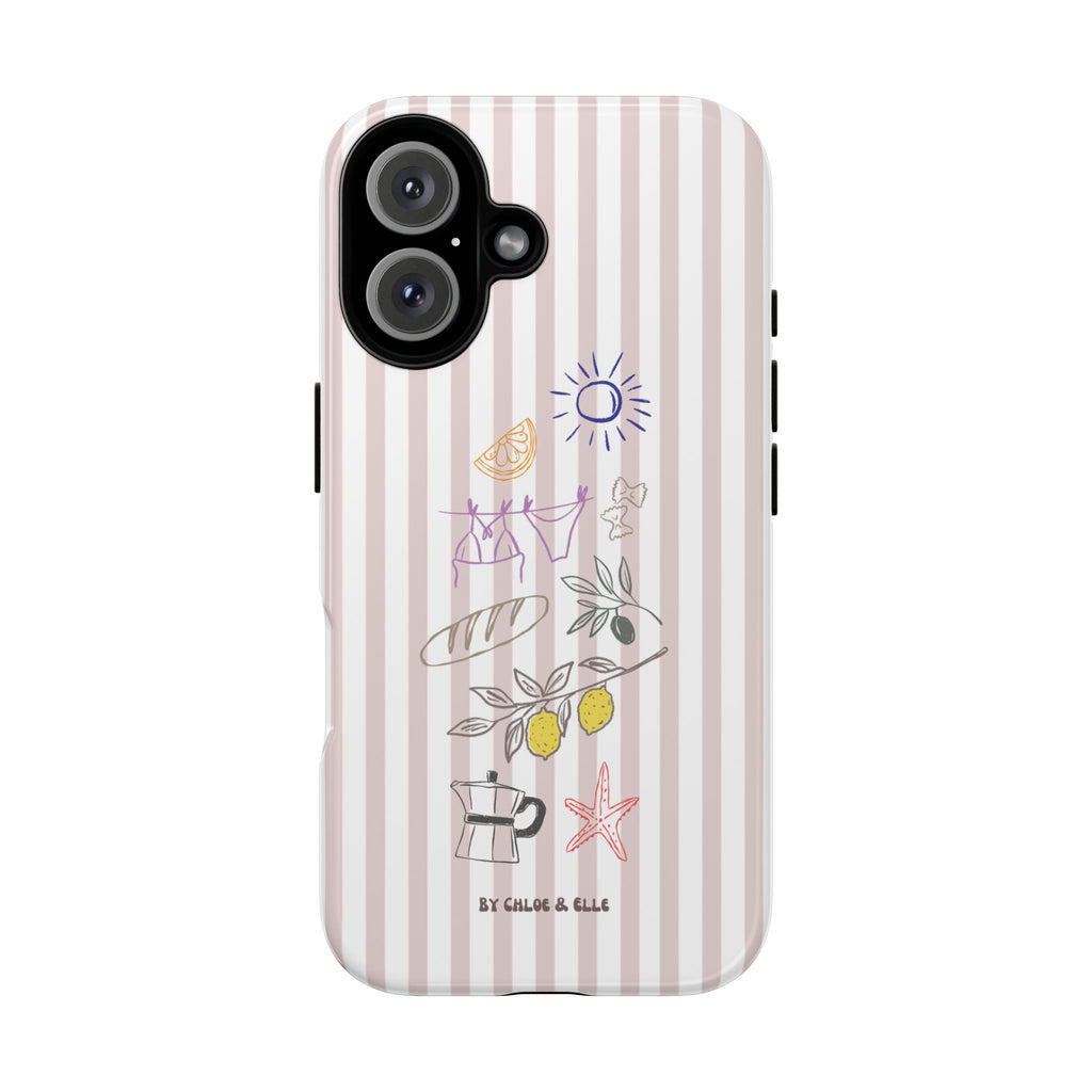 Amalfi Dreaming Rose Phone Case