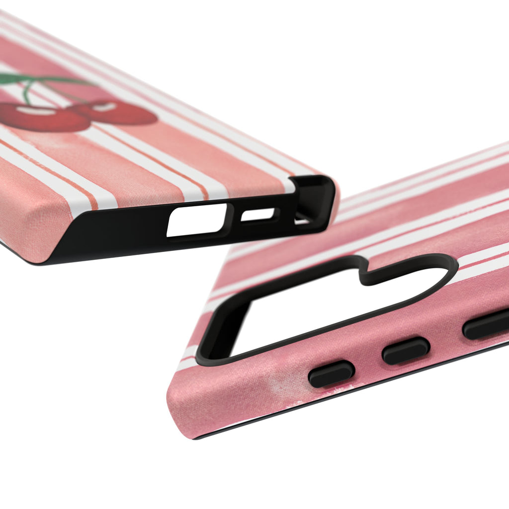 Cherry Orchard Stripes Phone Case