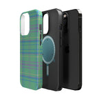 Fresh Energy Plaid Magnetic Phone Case