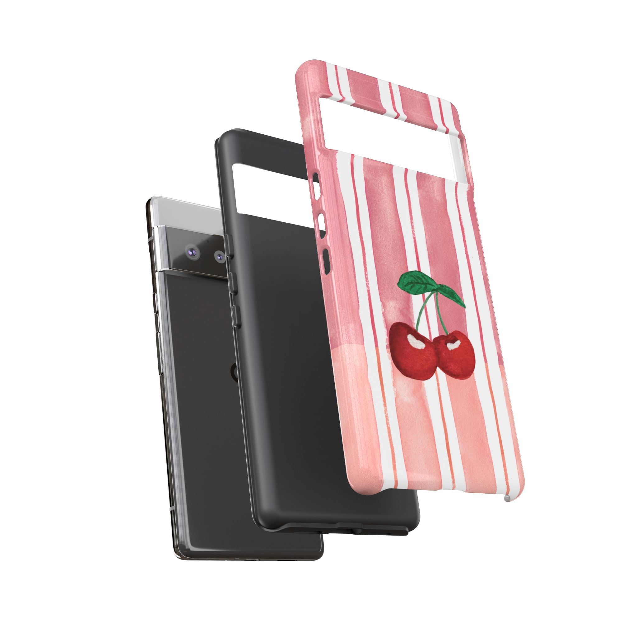 Cherry Orchard Stripes Phone Case