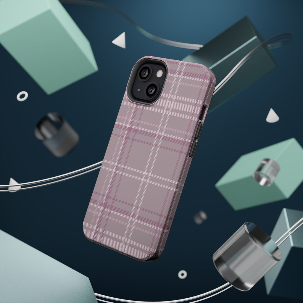 The Plaid Edit Mauve Phone Case