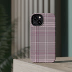 The Plaid Edit Mauve Phone Case