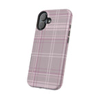The Plaid Edit Mauve Phone Case