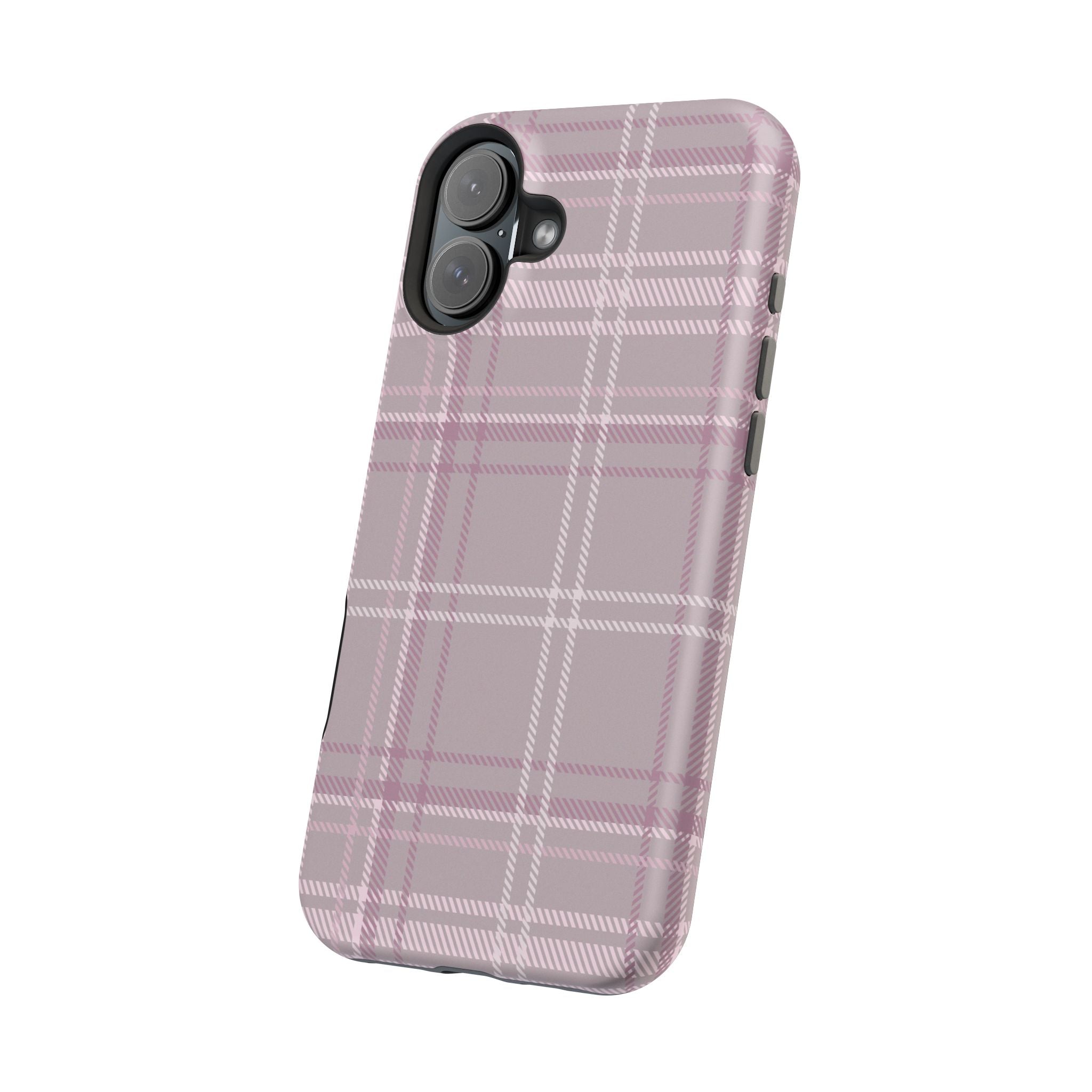 The Plaid Edit Mauve Phone Case