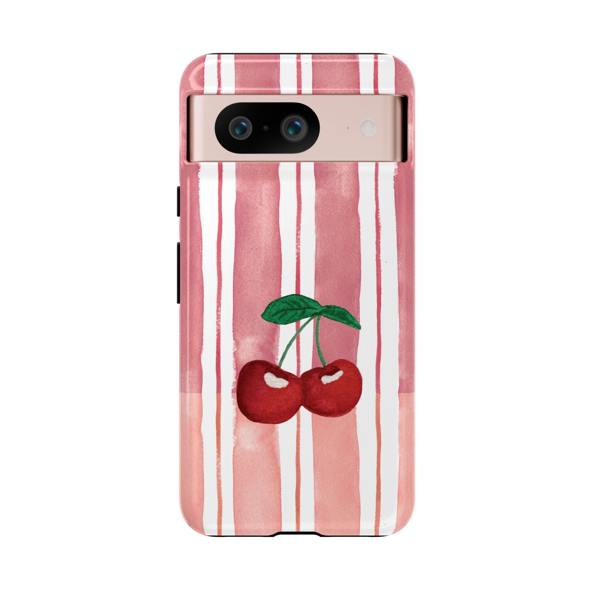 Cherry Orchard Stripes Phone Case