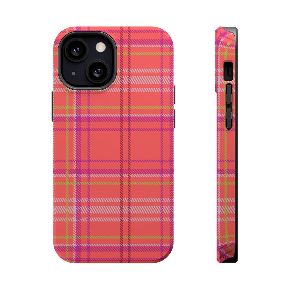 Golden Girl Plaid Magnetic Phone Case