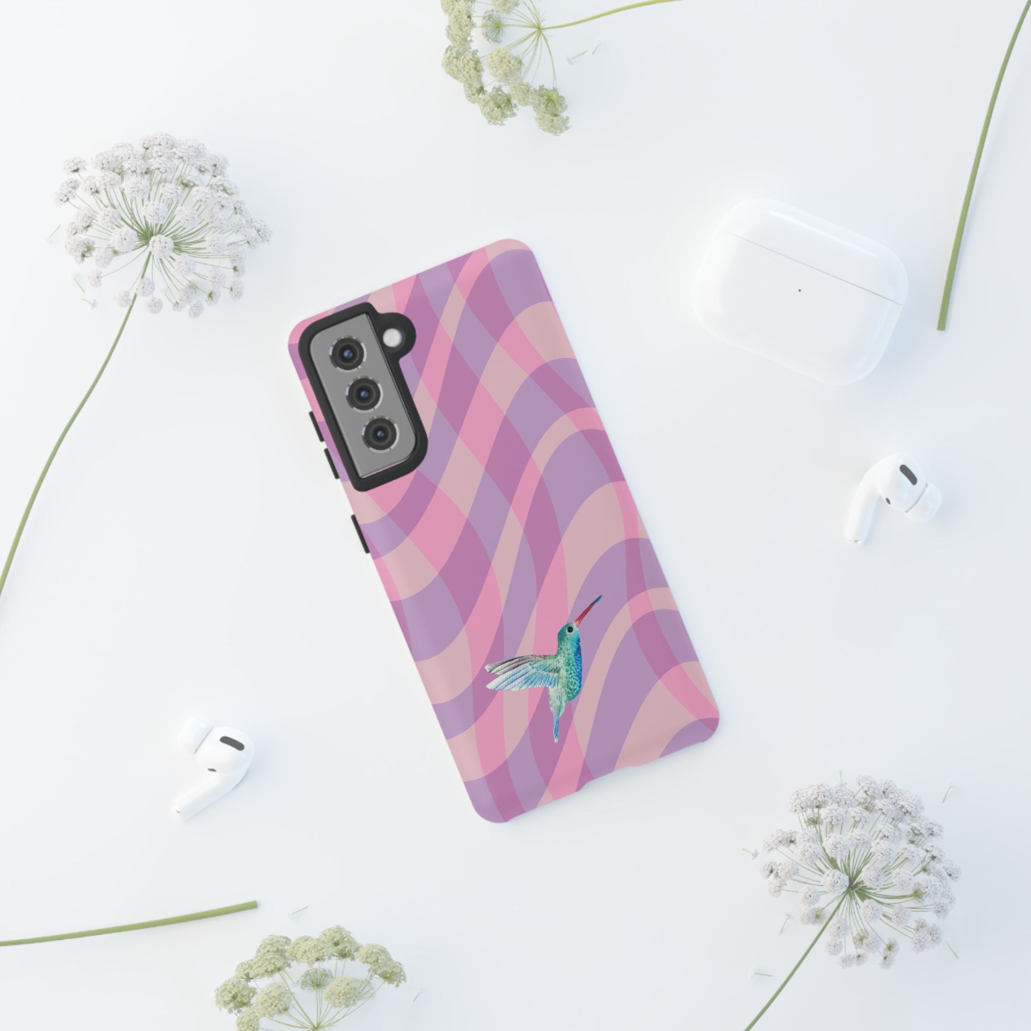 Serenity Waves Hummingbird Phone Case