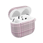 The Plaid Edit Mauve AirPod Case