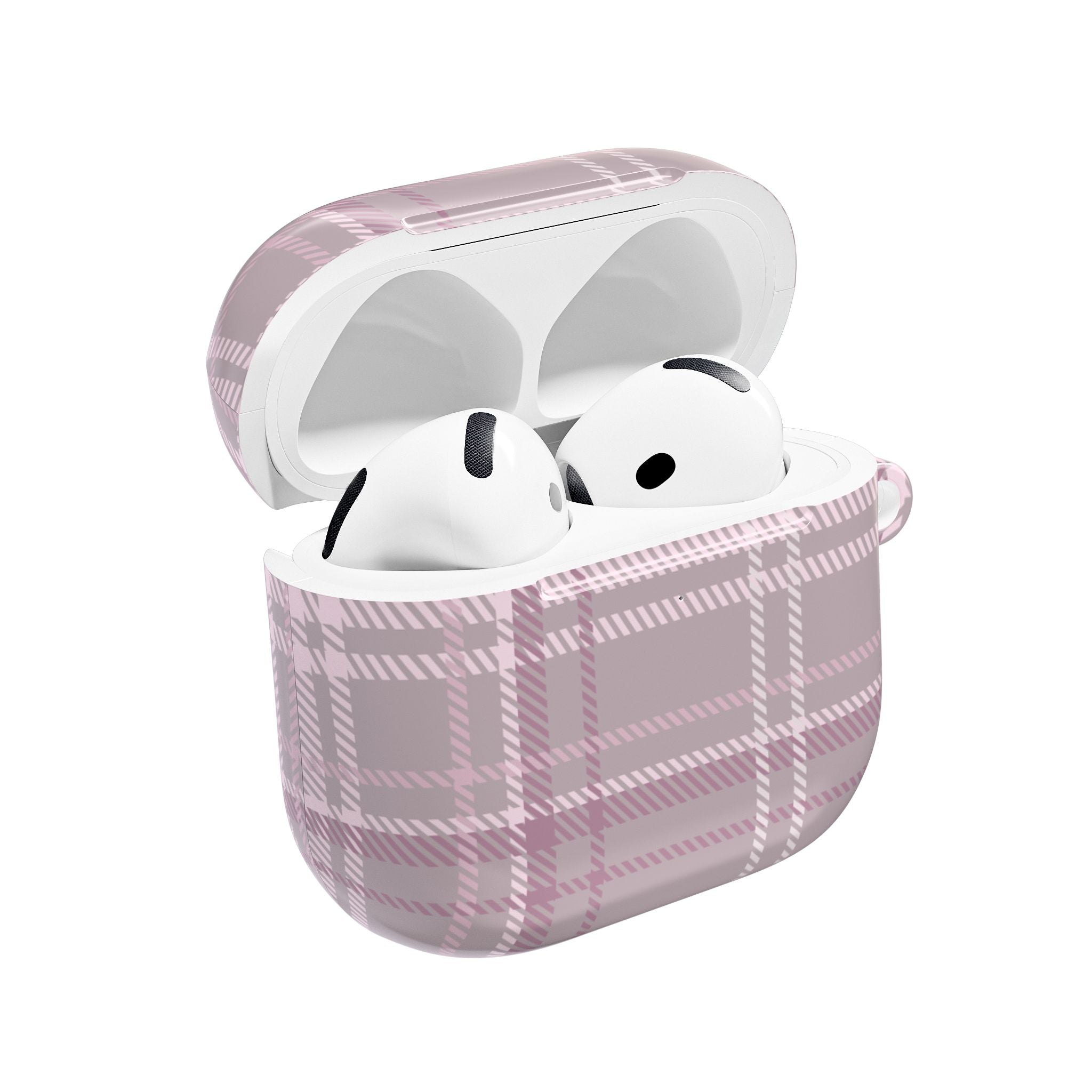 The Plaid Edit Mauve AirPod Case