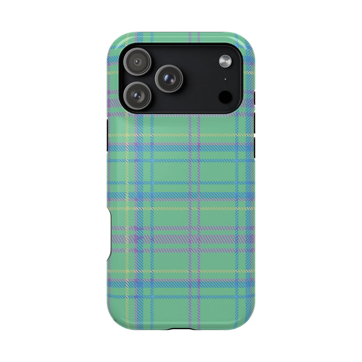 Fresh Energy Plaid Magnetic Phone Case