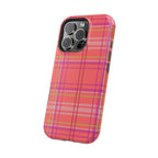 Golden Girl Plaid Magnetic Phone Case