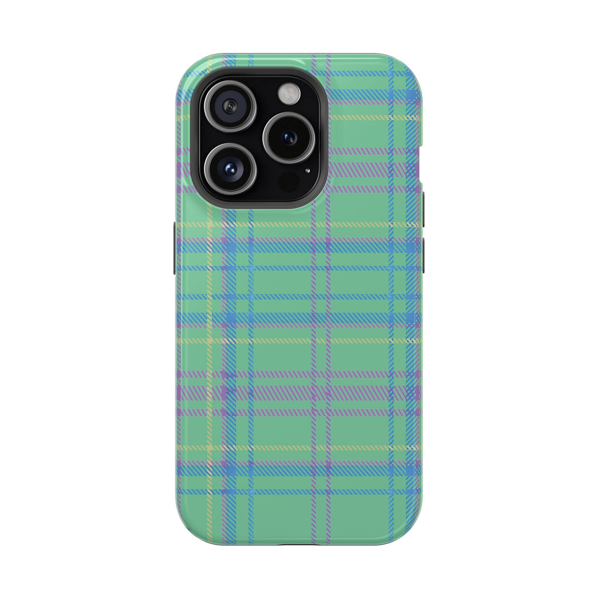Fresh Energy Plaid Magnetic Phone Case