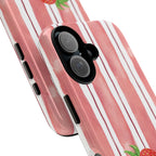 Strawberry Orchard Stripes Phone Case
