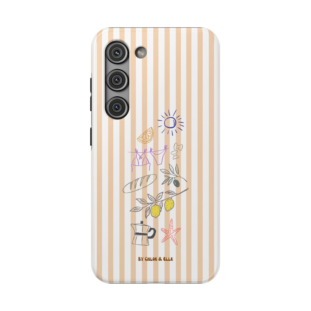 Amalfi Dreaming Peach Phone Case